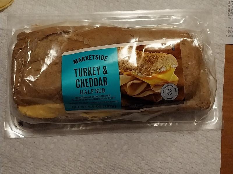 Turkey & Cheddar Half Sub