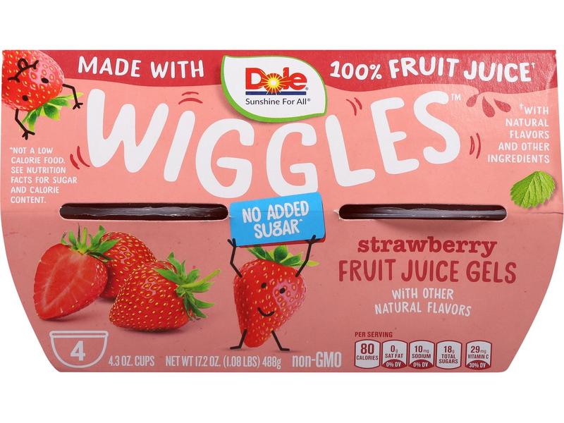 Fruit Juice Gels, No Added Sugar, Strawberry