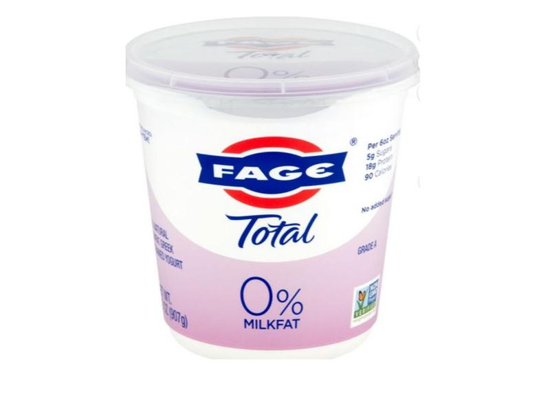 0% Milkfat Plain Greek Yogurt