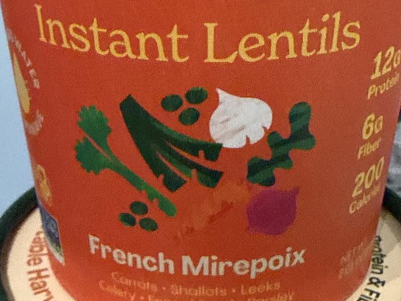 French Mirepoix Instant Lentils