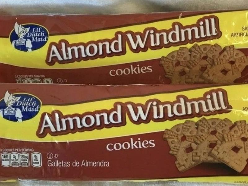 Almond Windmill Cookies