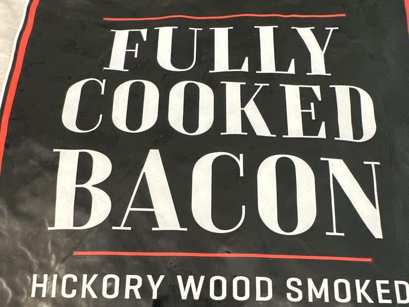Fully Cooked Bacon, Hickory Wood Smoked
