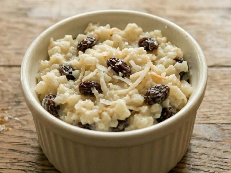Cauliflower Rice Pudding