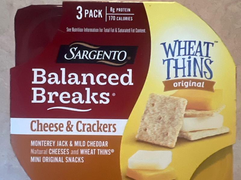 Balanced Breaks Original Wheat Thins Cheese & Crackers