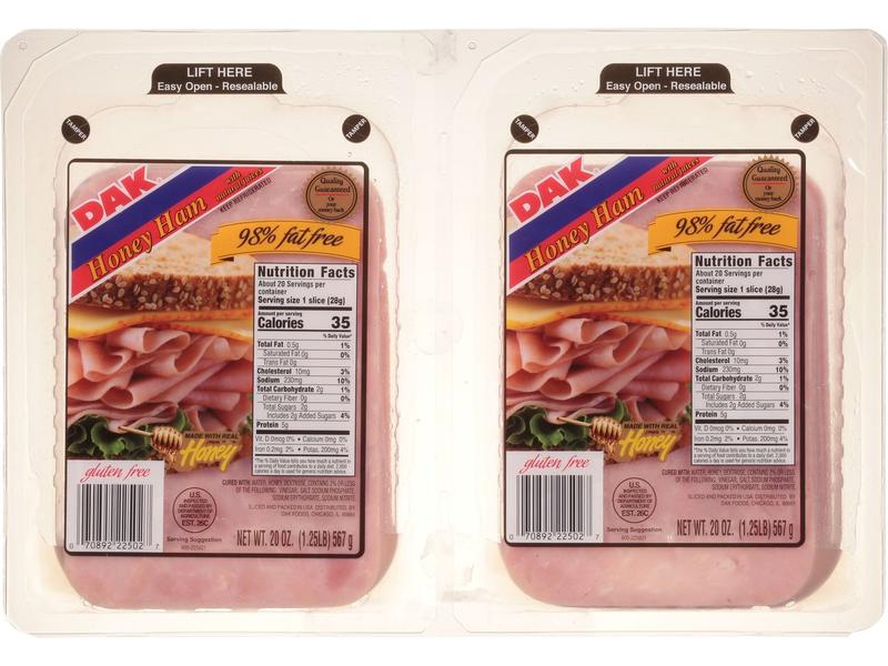Honey Ham, with Natural Juices, 98% Fat Free