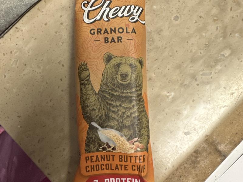Granola Bar, Chewy, Peanut Butter Chocolate Chip
