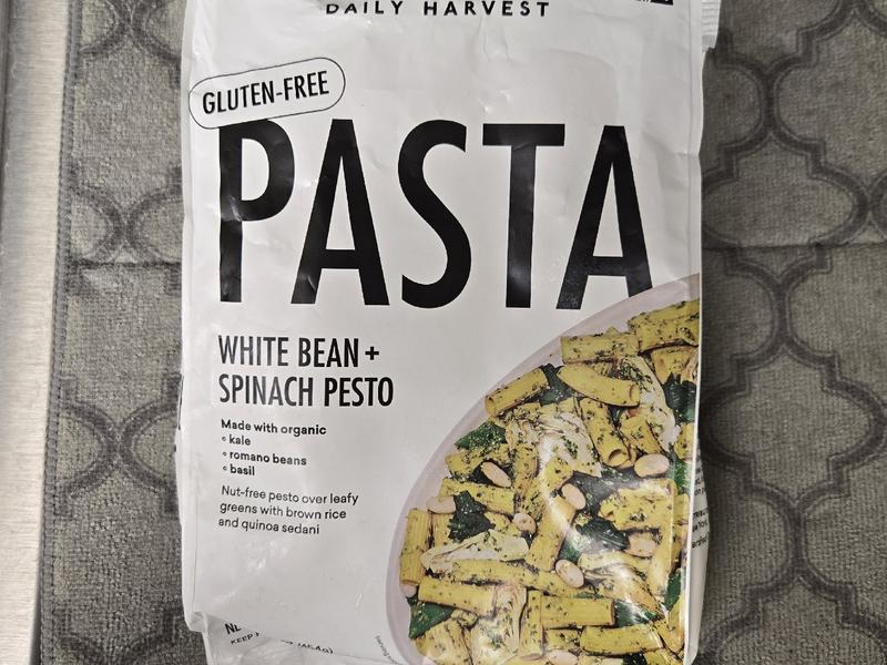 Pasta, White Bean + Spinach Pesto