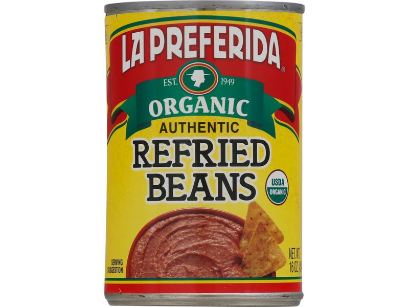 Refried Beans, Organic, Authentic