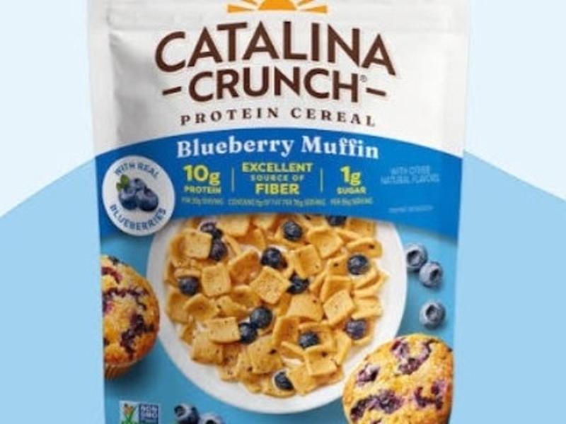 Blueberry Muffin Cereal with Blueberries