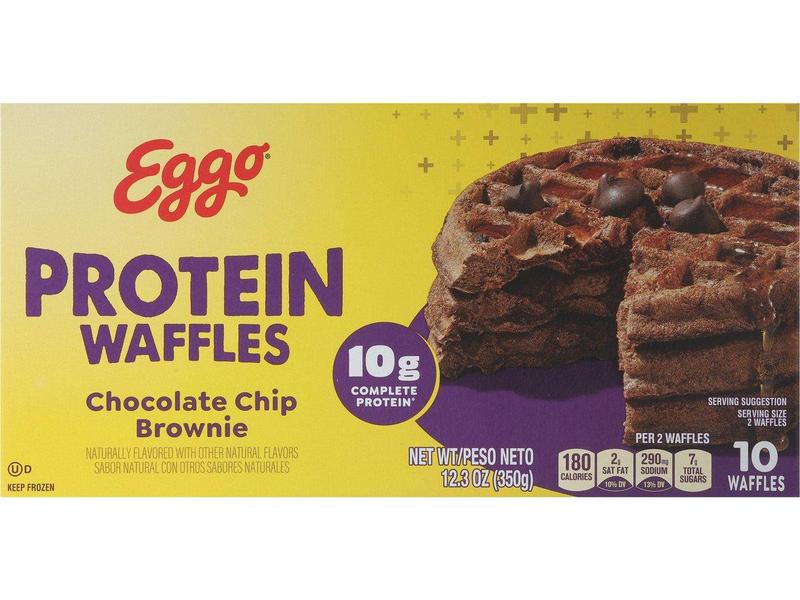 Waffles, Chocolate Chip Brownie, Protein