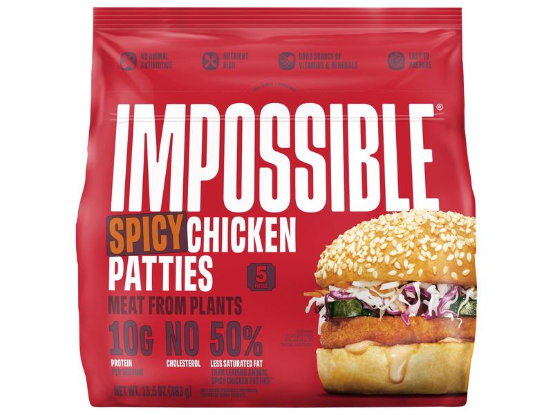 Chicken Patties, Meat From Plants, Spicy