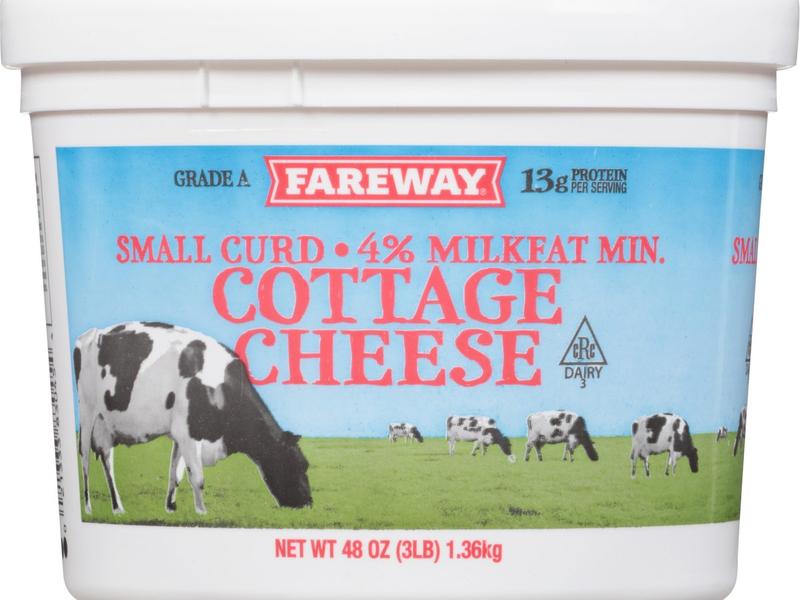 Cottage Cheese, Small Curd, 4% Milkfat Min
