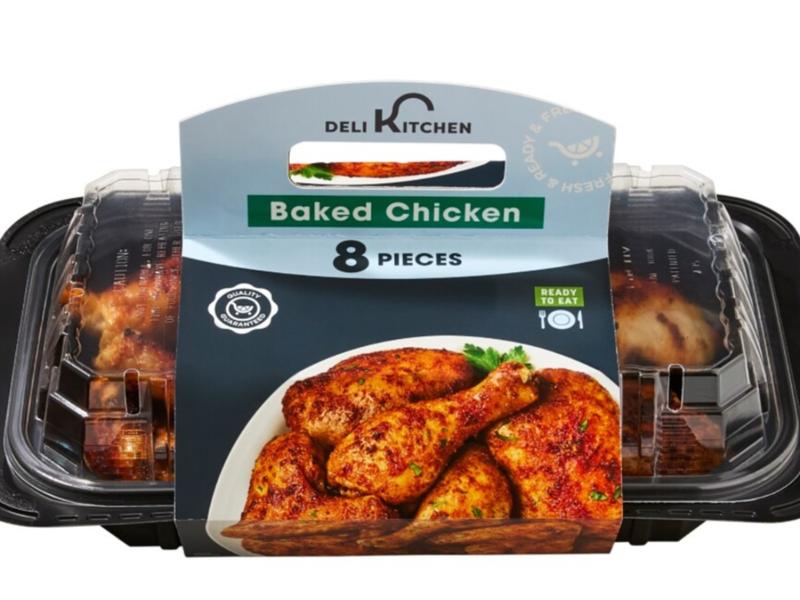 Baked Chicken, 8 Piece, Hot