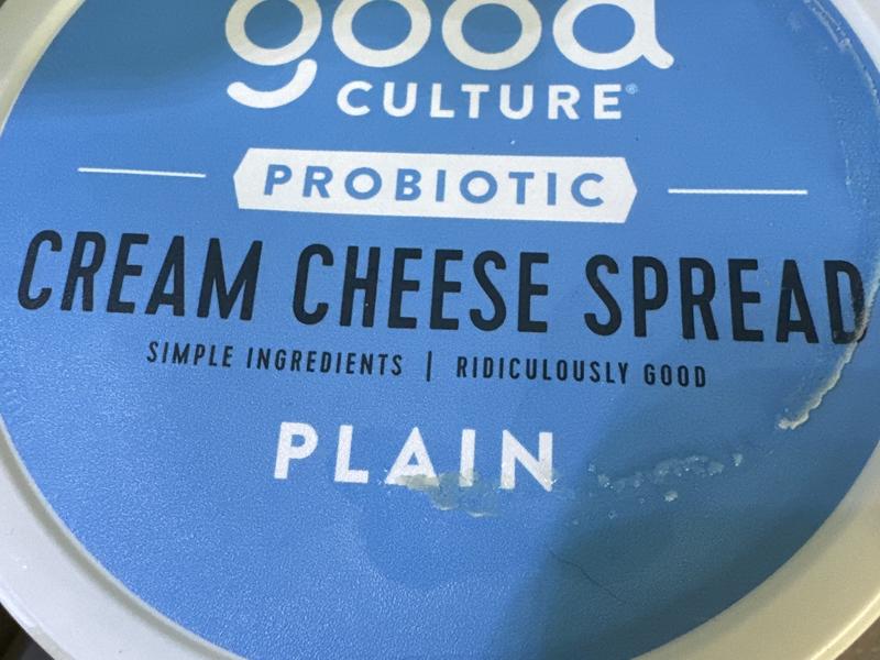 Probiotic cream cheese spread