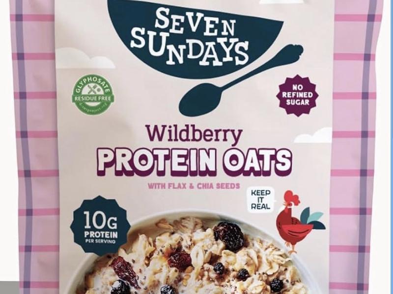 Wildberry Protein Oats with Flax & Chia