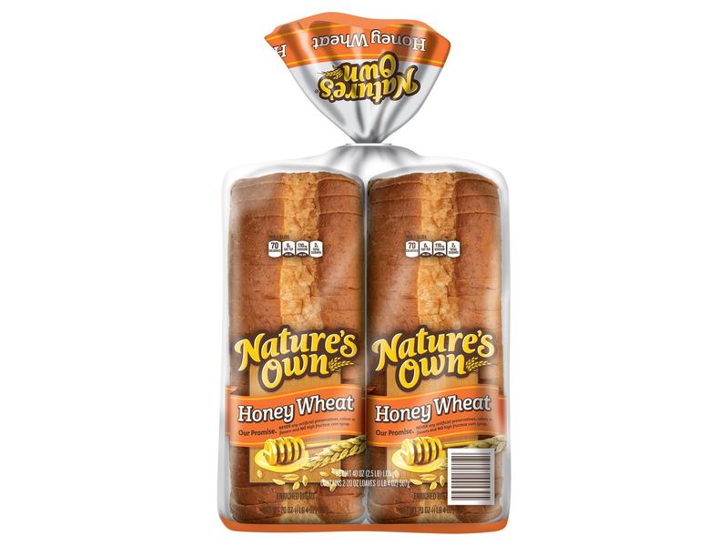 Bread, Enriched, Honey Wheat, 2 Pack