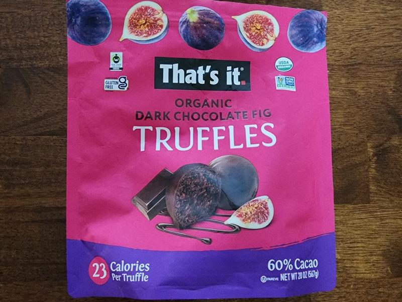 Organic Dark Chocolate Fig Truffles