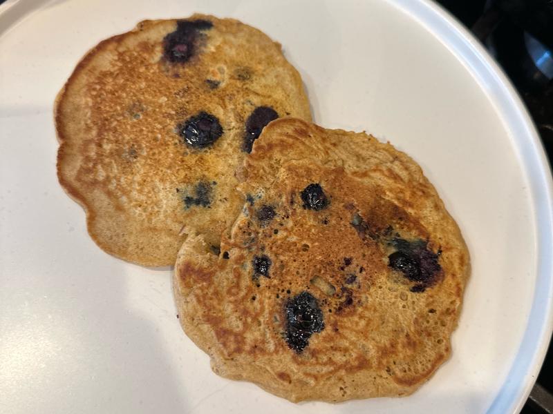 Blueberry pancakes