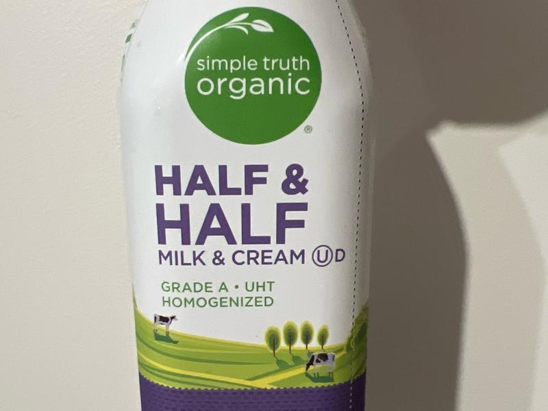 Organic Half Milk & Half Cream