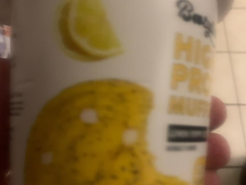 Lemon Poppy Seed High Protein Muffin