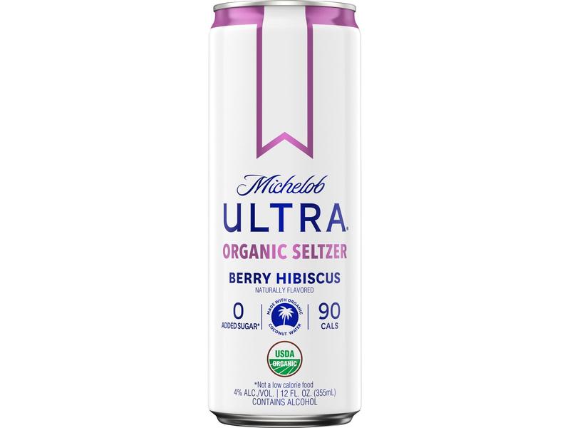 Seltzer, Organic, Berry Hibiscus