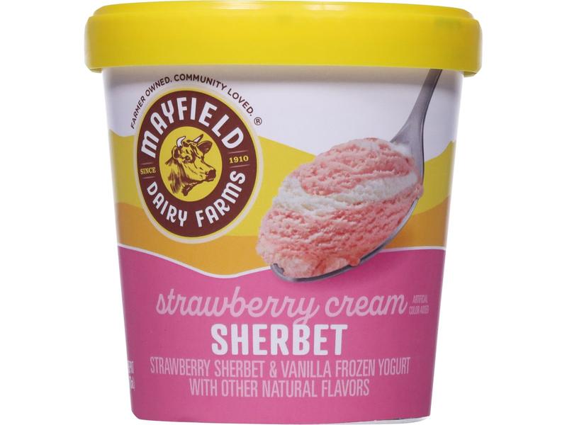 Sherbet, Strawberry Cream