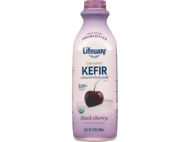 Kefir, Organic, 3.25% Milkfat, Black Cherry