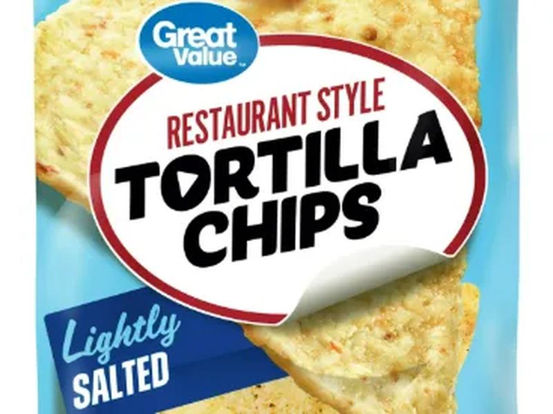Lightly Salted Restaurant Style White Corn Tortilla Chips