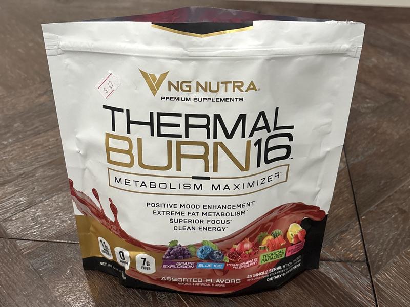 TB16 Thermal Burn Dietary Supplement, Assorted Flavors