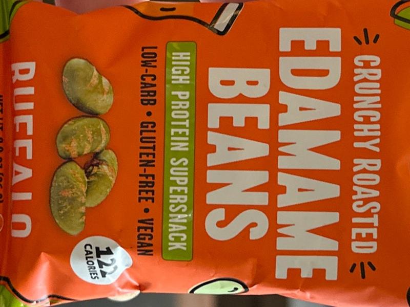 Crunchy Buffalo Flavor Roasted Edamame Beans High Protein Supersnack