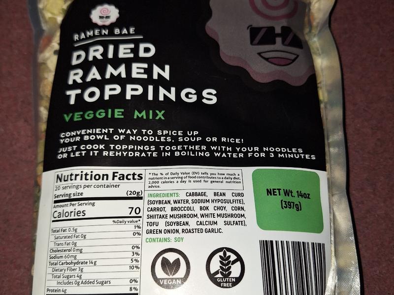 Dried Ramen Toppings
