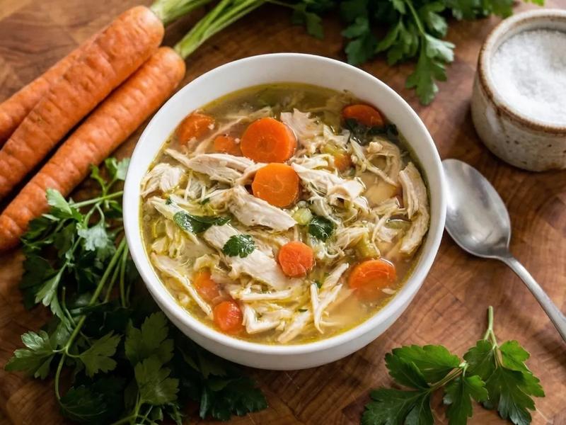 Chicken No-Noodle Soup