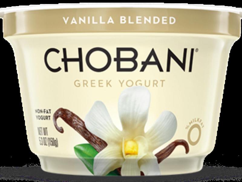 Greek Non-Fat Yogurt, Vanilla Blended