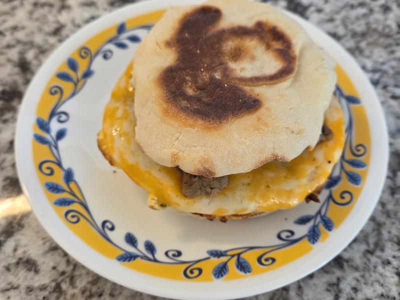 Sausage, Egg, and Cheese Muffin
