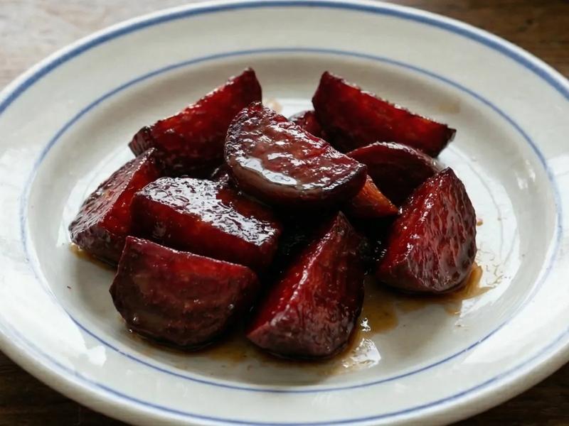 Maple Horseradish Glazed Beets