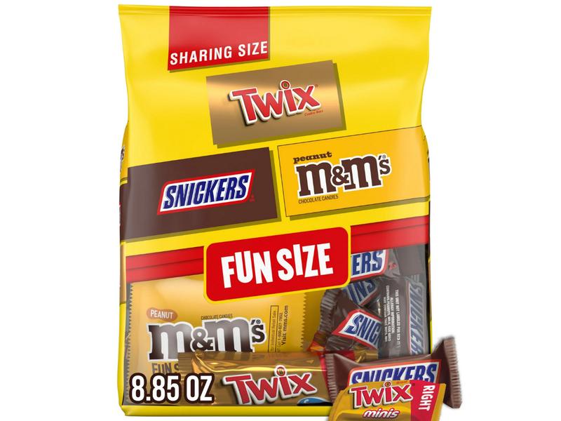 Twix, Snickers & Peanuts M&M's Fun Size Pack