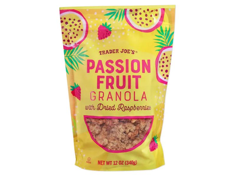 Passion Fruit Granola with Dried Raspberries