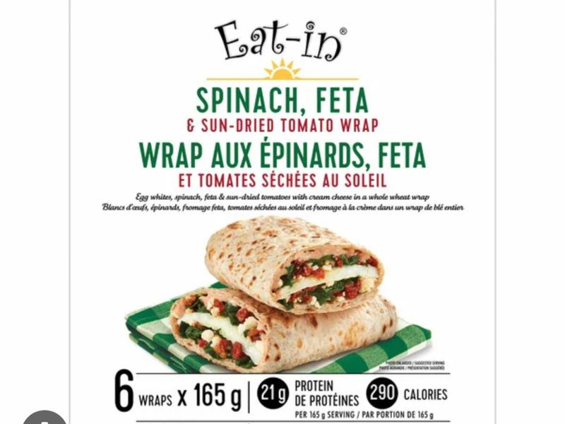 Spinach, Feta & Sun-Dried Tomato Wrap