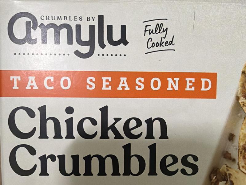 Taco Seasoned Chicken Crumbles