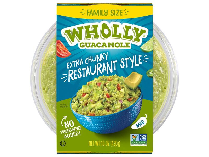 Guacamole, Extra Chunky, Restaurant Style, Family Size