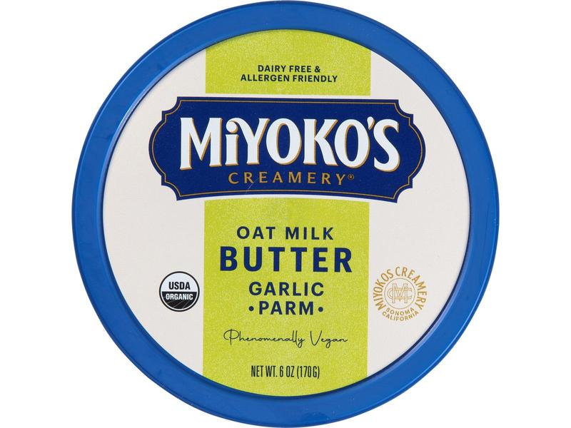 Butter, Oat Milk, Garlic Parm