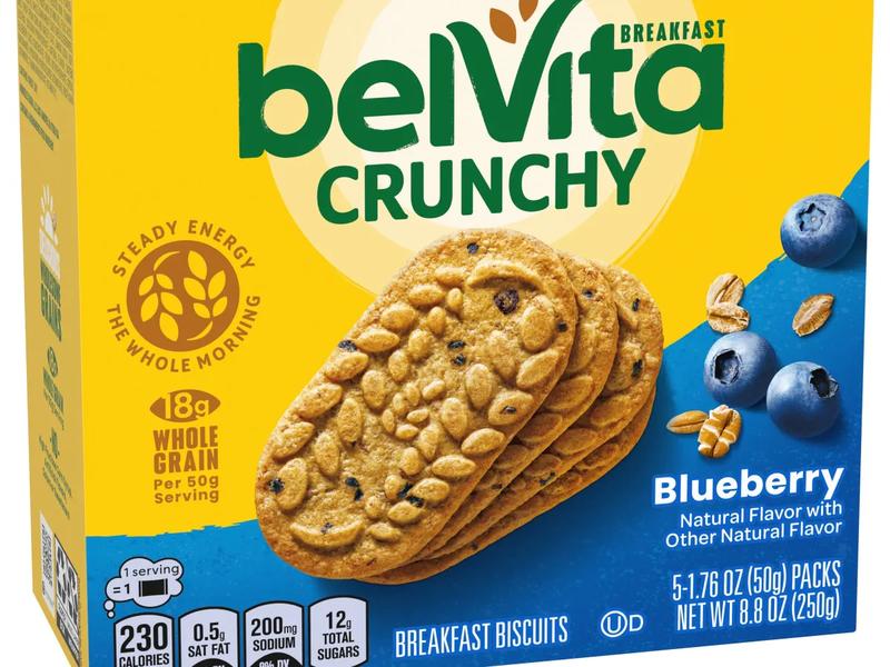 Blueberry Crunchy Breakfast Biscuits