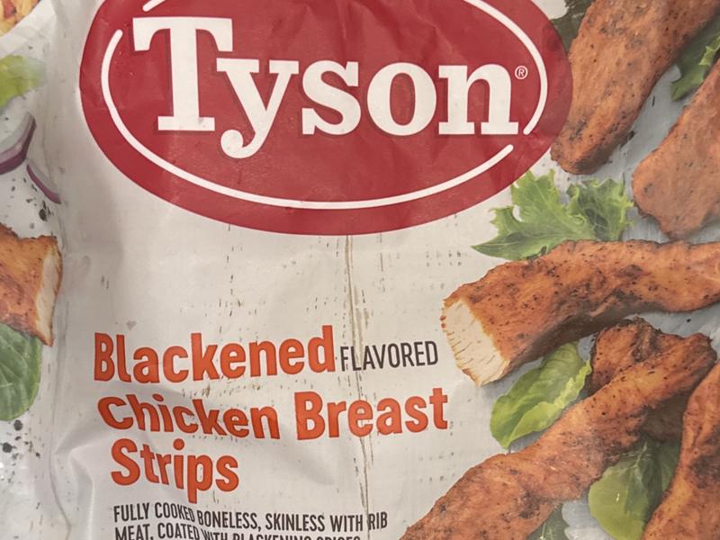 Blackened Flavored Chicken Breast Strips