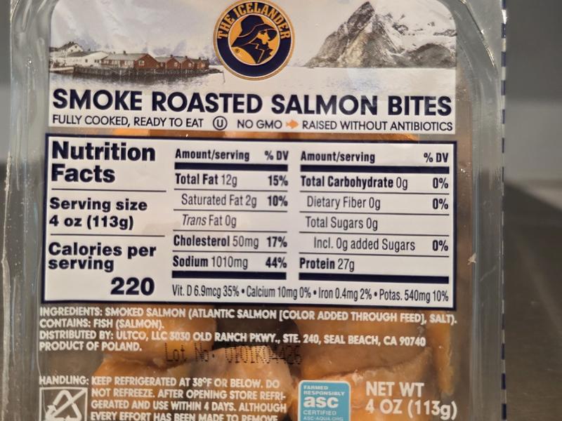 Smoke Roasted Salmon Bites