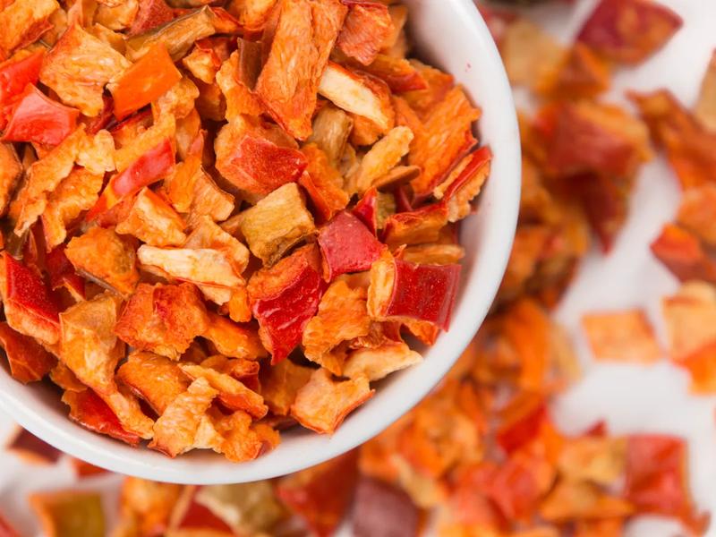 Peppers, sweet, red, freeze-dried