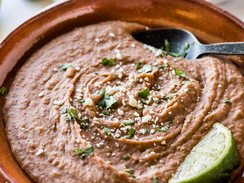 Restaurant, Mexican, refried beans