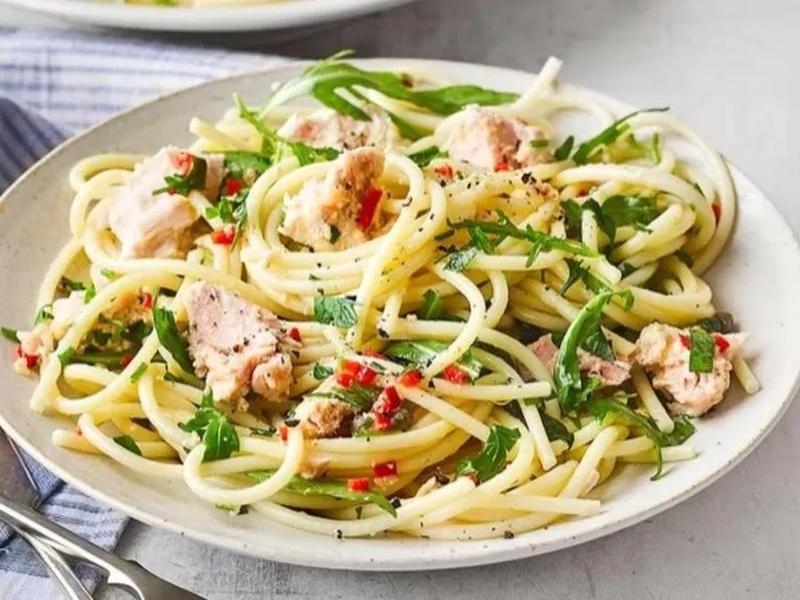 Tuna, Caper & Chili Spaghetti