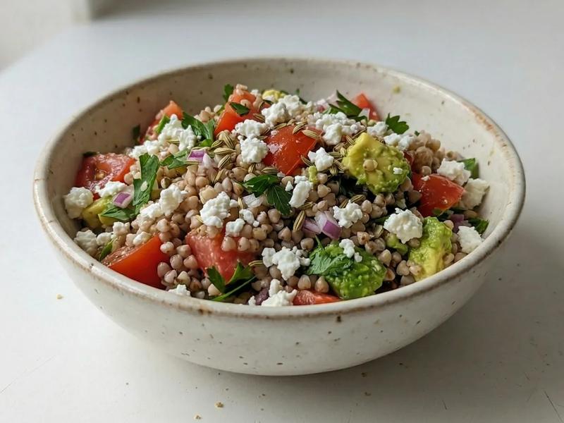 Buckwheat Avocado Salad