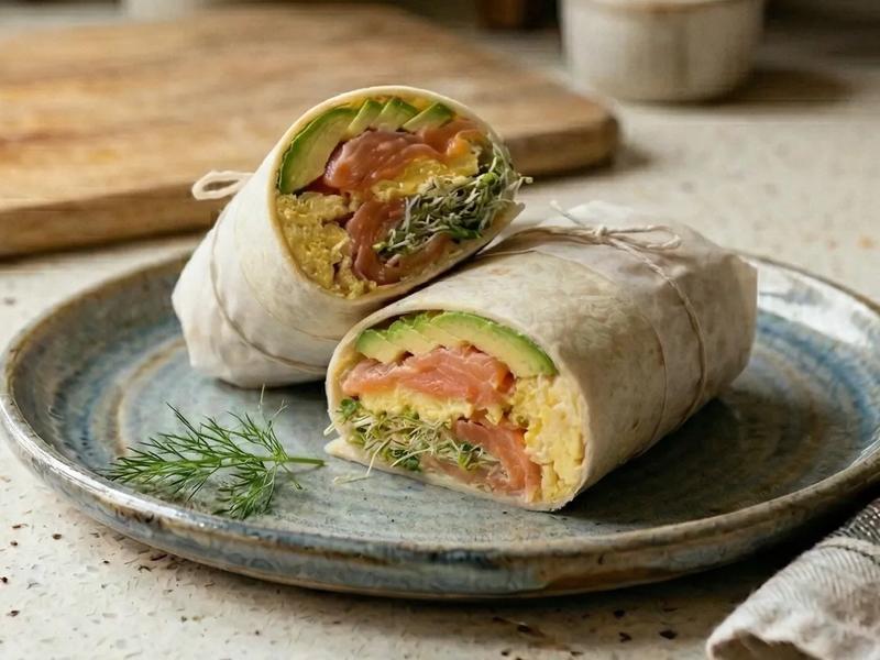 Smoked Salmon and Egg Tortilla