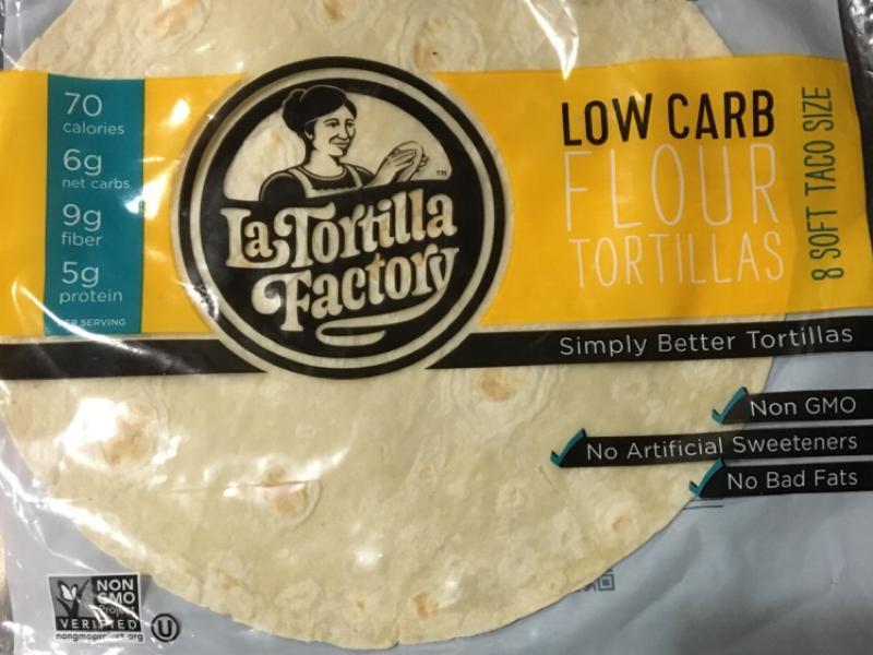 Low Carb Tortillas, Traditional Flour